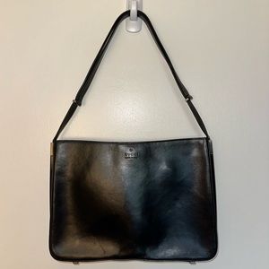 Gucci Black Leather Shoulder Bag